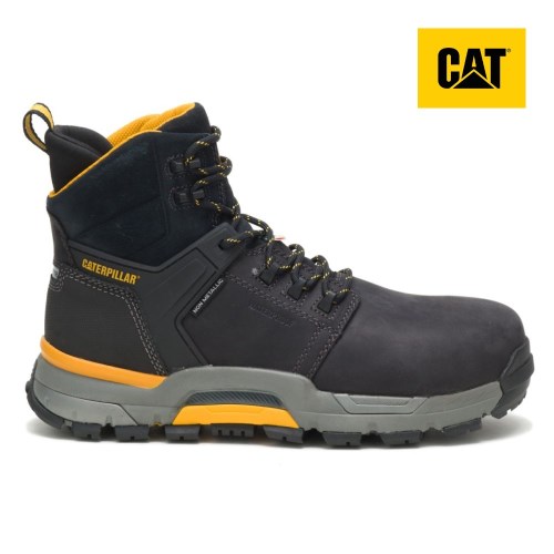 CAT EDGE Waterproof Nano Toe CSA Men's Work Boots Black (AU V-826) Australia